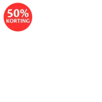 50% KORTING ROOD