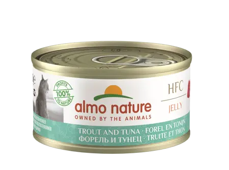 Almo Nature Hfc Cat Jelly Forel/Tonijn 70Gr