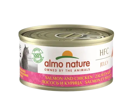 Almo Nature Hfc Cat Jelly Zalm&Kip 70Gr