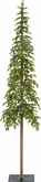 Everlands Alpine kunstkerstboom met verlichting - H 210 x D 50 cm 200L