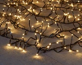 Anna's collection LED Treecluster Warm wit/Zwart 1500 cm 1152 L