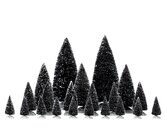 Assorted Pine Trees, Set Of 21 - Lemax kerstfiguren