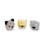 Beeztees Puppy Knuffeldiertjes - Hondenspeelgoed - Pluche - Assorti - 10x8,5x7,6 cm