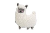 Beeztees Puppy Lama - Hondenspeelgoed - Pluche - Wit - 26x20x7,5 cm