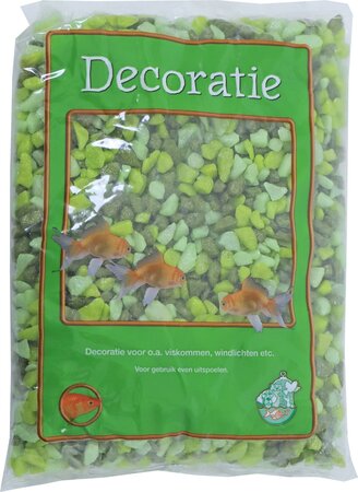 Boon gravel glitter mix groen zak a 1 kg