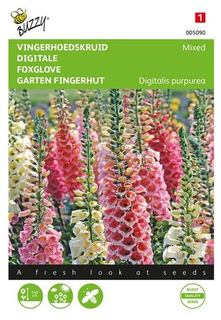 Buzzy® Digitalis, Vingerhoedskruid Gemengd - afbeelding 1