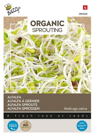 Buzzy® Organic Sprouting Alfalfa (BIO) - afbeelding 1