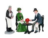 Café Society, Set Of 4 - Lemax kerstfiguren