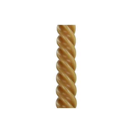 Candle Twisted Wax Ochre 7.8x2.5x26cm BOX/4 - afbeelding 3