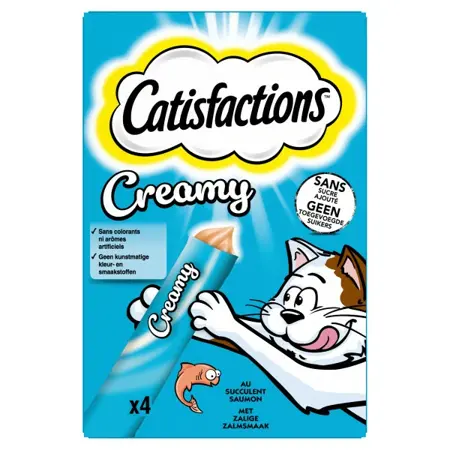 Catisfactions zalm creamy (4x10gr) 40gr