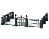 Classic Victorian Fence, Set Of 7 - Lemax kerstfiguren