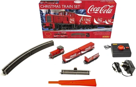 Hornby kerstdorp set kersttrein Coca-Cola 8-delig - afbeelding 1