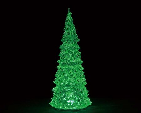 Crystal Lighted Tree, 3 Color Changeable, Large, B/O (4.5V) Lemax - afbeelding 1