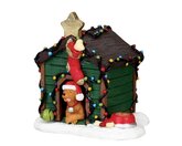 Decorated Light Doghouse - Lemax kerstfiguren