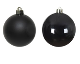 Decoris Glazen kerstballen tube 6 stuks - transparant/helder - afbeelding 2