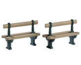 Double Seated Bench, Set Of 2 - Lemax kerstfiguren