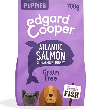 Edgard & Cooper, graanvrije brokjes met zalm & kalkoen voor puppies - 700g