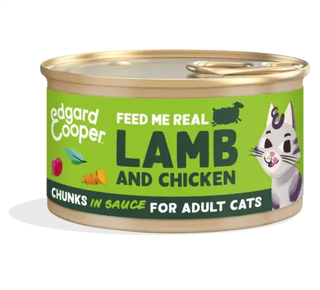 Edgard & Cooper Lamb And Free-Run Chicken Chunks In Sauce For Adult Cats 85G