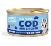 Edgard & Cooper Msc Cod And Free-Run Chicken Chunks In Sauce For Kittens 85G