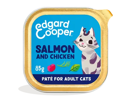 Edgard & Cooper Msc Salmon And Free-Run Chicken Paté For Adult Cats 85G