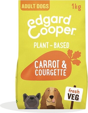 Edgard & Cooper, Plantaardige brokken met wortel & courgette voor volwassen honden - 1kg