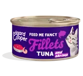 Edgard & Cooper Wild-Caught Pacific Tuna And Shrimp Fillets 70G