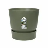 Elho Bloempot Greenville rond 18cm groen - afbeelding 1