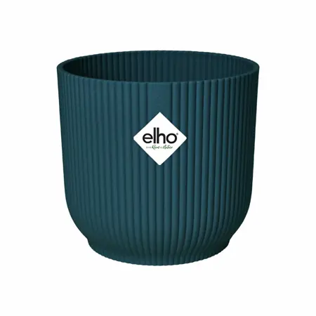 Elho Bloempot Vibes Fold rond 30cm blauw - afbeelding 1