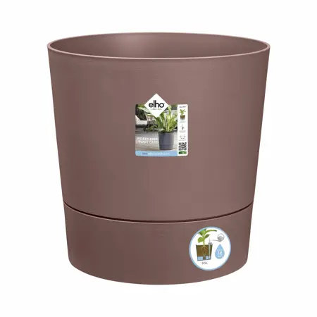 Elho Greensense Aqua Care Rond 35 cm Bruin - afbeelding 1