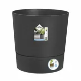 Elho Bloempot Greensense Aqua Care rond 43cm grijs - afbeelding 1