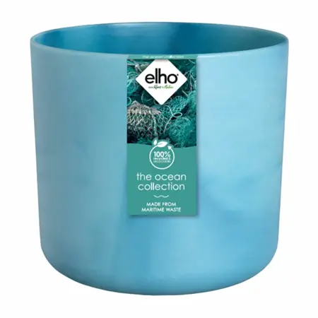 Elho The Ocean Collection Round 14 cm Blauw - afbeelding 1