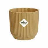 Elho Bloempot Vibes Fold rond Mini 11cm geel - afbeelding 1