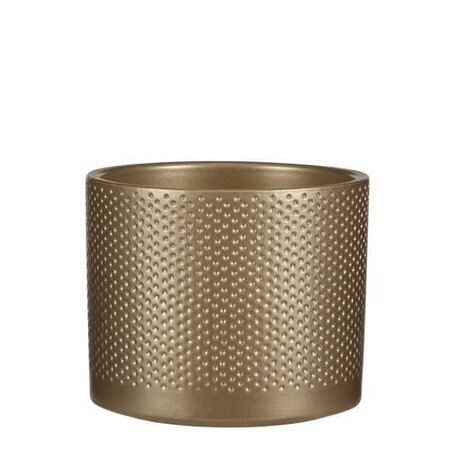 Era pot rond goud relief - h13xd15cm