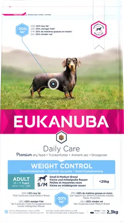 Eukanuba Daily Care dog ad weight contr med ch 2,3kg