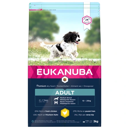 Eukanuba dog adult medium 3kg