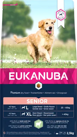 Eukanuba dog senior large lamb&rice 2,5kg