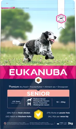 Eukanuba dog senior medium 3kg