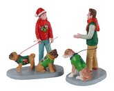 Festive Friends, Set Of 2 - Lemax kerstfiguren