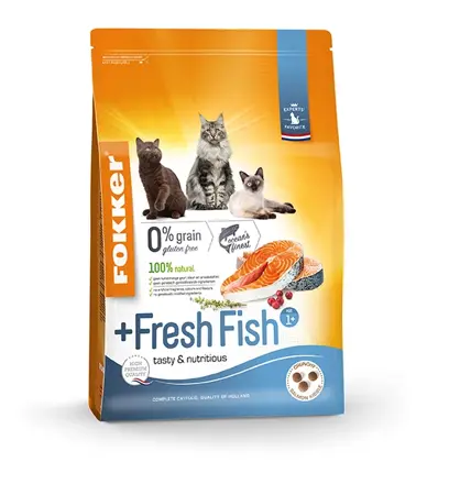 Fokker cat + fresh fish 2,5 kg