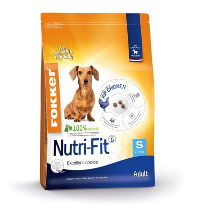 Fokker dog nutri-fit s 2,5kg - afbeelding 1