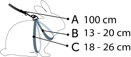 FRET Y-TUIG + LOOPL ASS.13/20CM - afbeelding 1