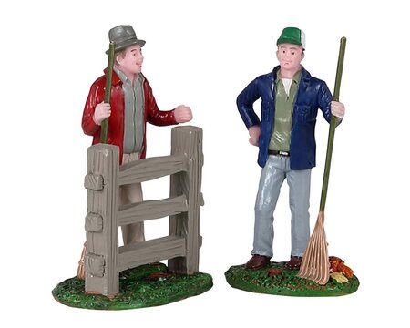 Friendly Neighbors, Set Of 2 - Lemax kerstfiguren