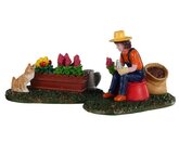 Garden Grooming, Set Of 2 - Lemax kerstfiguren