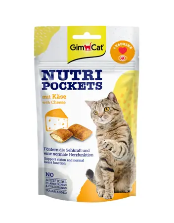 GimCat nutri pockets ks/tau 60gr