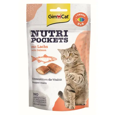 GimCat nutri pockets zalm 60gr