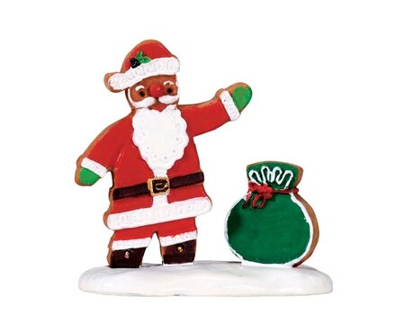 Gingerbread Santa - Lemax kerstfiguren