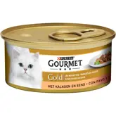 Gourmet Gold Blik Fijne Hapjes Kalkoen&Eend 85Gr