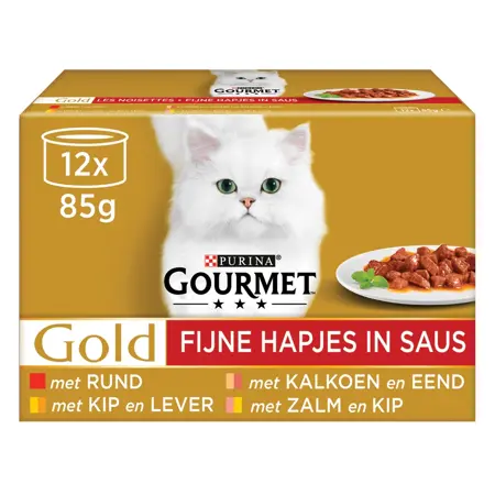 Gourmet Gold Blik Hapjes Mp 12X85Gr