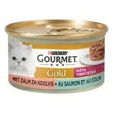 Gourmet Gold Blik Hartig Torentje Zalm 85Gr