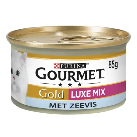 Gourmet Gold Blik Luxe Mix Zeevis 85Gr